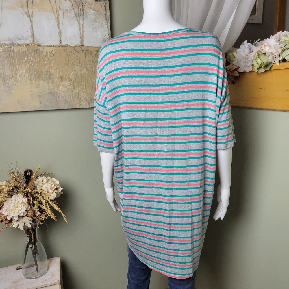 NWT Lularoe Striped Irma Tunic Top - Picture 4 of 11